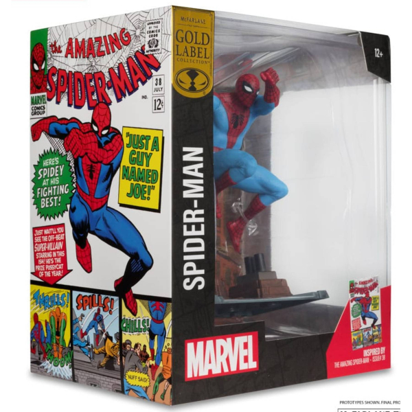 Marvel PVC Statue Spider-Man (Gold Label) 15 cm (2025) | Collector Edition